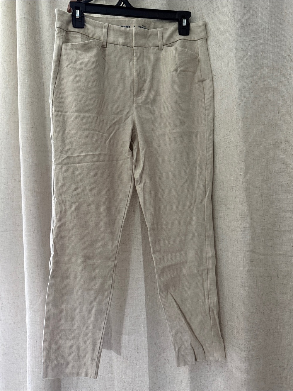 Slim Fit Beige Dress Pants